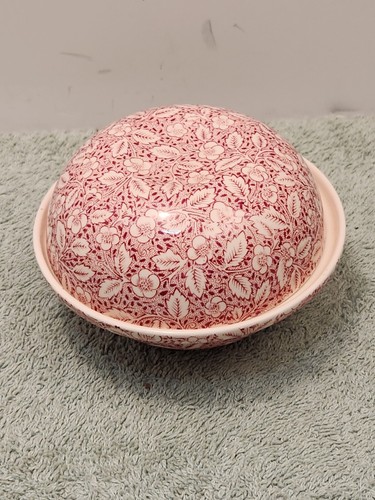 Crabtree & Evelyn Mason’s Wedgewood London Pink Red Floral Soap Dish - Picture 2 of 7
