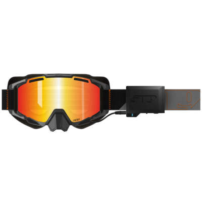 509 Sinister XL7 Ignite S1 Snowmobile Goggle - Orange Pop (Light Rose HCS Tint)