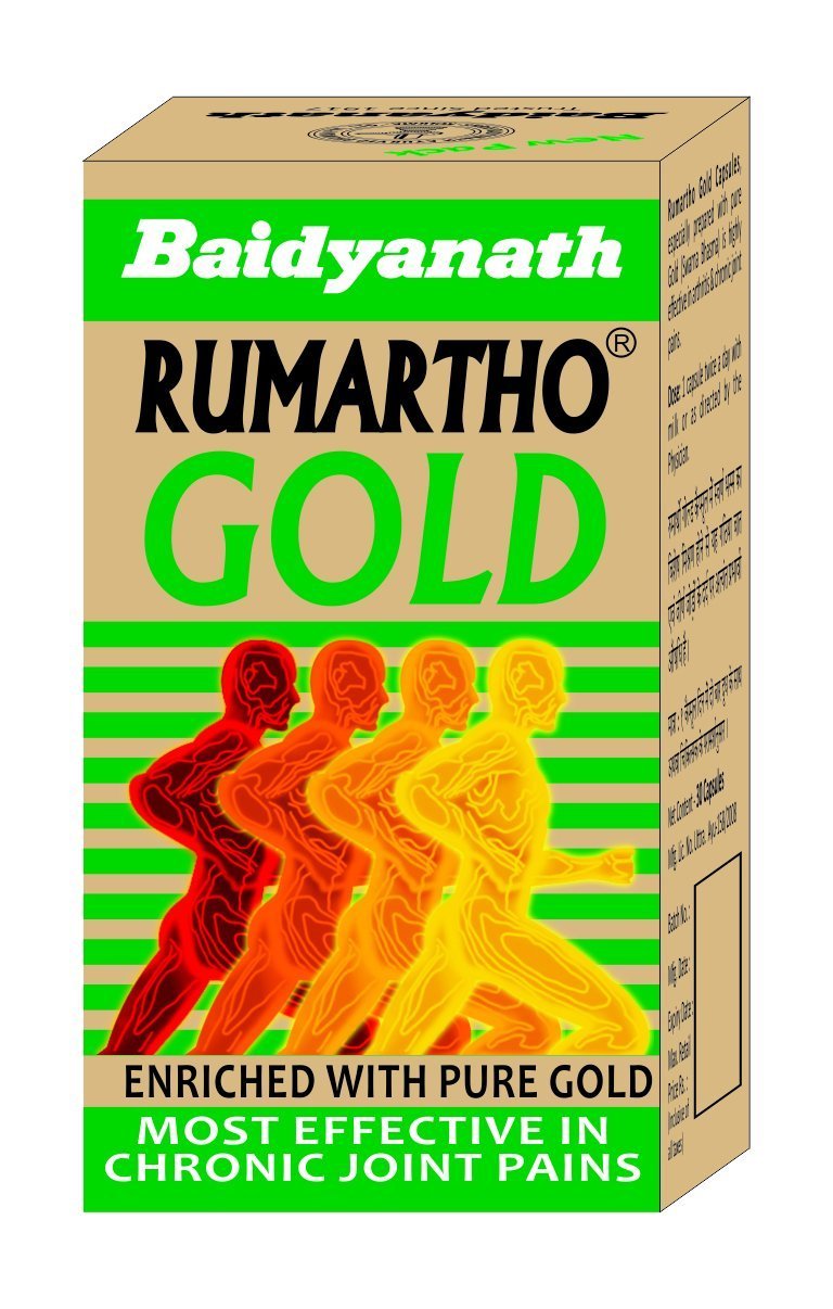Baidyanath Rumartho Gold 30 Kapseln - am wirksamsten bei chronischen Gelenksc...