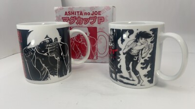 Tomorrow's Joe/Ashitano Joe 40th Anniv. Cermic Novelty Mug Ichiban Kuji N&P SET