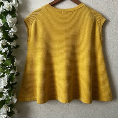 EUC $150 Size S Mackintosh Philosophy Japanese Brand Yellow Knit