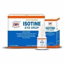 6x Isotine Eye Drop 10 ml - Myopia, Retinopathy Cataract, Hypermetropia Glaucoma