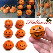 3-4cm Halloween Pumpkin Bell Metal Pendant Hanging Holiday Ornament Decor