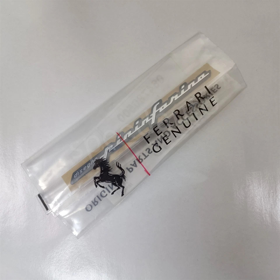 Ferrari 456 360 430 575 Pininfarina Insignia Script Emblema 64780500 OEM Foto 4 de 4