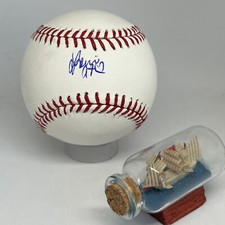 Laurie Hernandez signed Rawlings OML Baseball JSA COA Olympic Gymnast Auto A3312