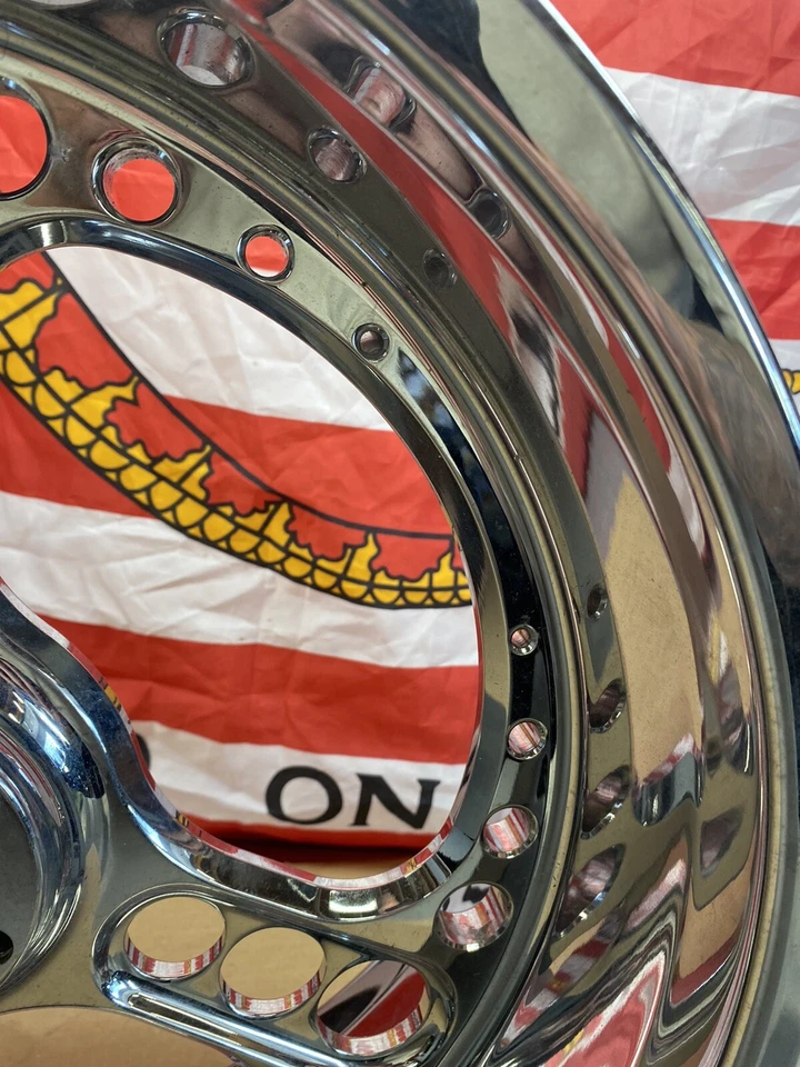 Rueda trasera cromada Arlen Ness Battistini Victory 17” x 6,25” Cross Country Vegas Foto 4 de 4