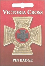 Victoria Cross Pin Badge Replica British Army War Medal VC Award Lapel Bag Gift