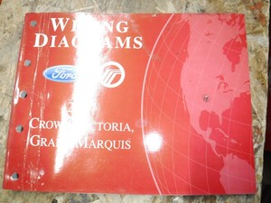 2007 FORD CROWN VICTORIA MERCURY GRAND MARQUIS WIRING DIAGRAMS MANUAL
