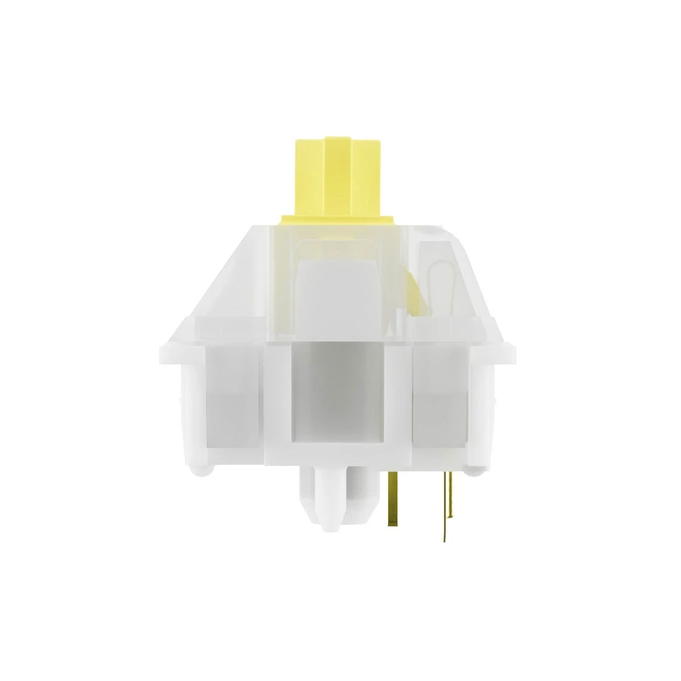 GATERON Milky Yellow Pro Switches Pre-lubed 5 Pin Linear Keyboard Switches Lot - Image 4 of 4