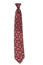 Men's Paisley Clip On Pre-made Necktie Business Weddings Formals Party - NWT