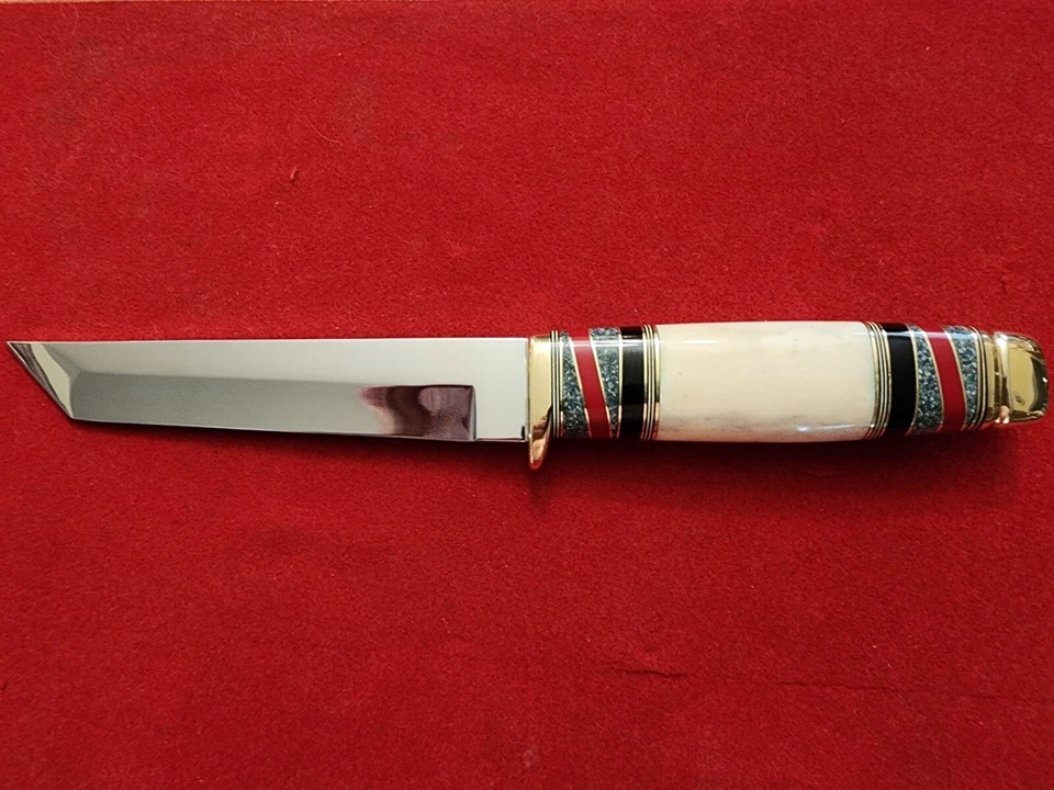 Handmade Shandy99 Knife, Hunting Knife, Custom handmade Knife, Bone Handel - Image 3 of 4