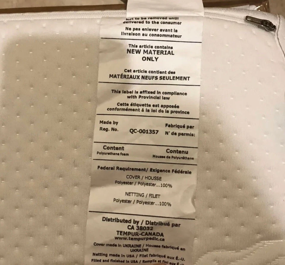 Tempur-Pedic TEMPUR-Ergo Neck Pillow, Standard, Medium, White New, Firm - Image 4 of 4