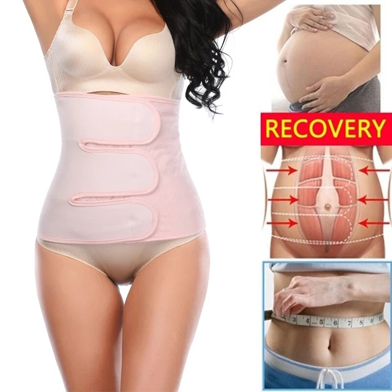 Postpartum C-Section Recovery Belt Back Support Waist Trainer Body