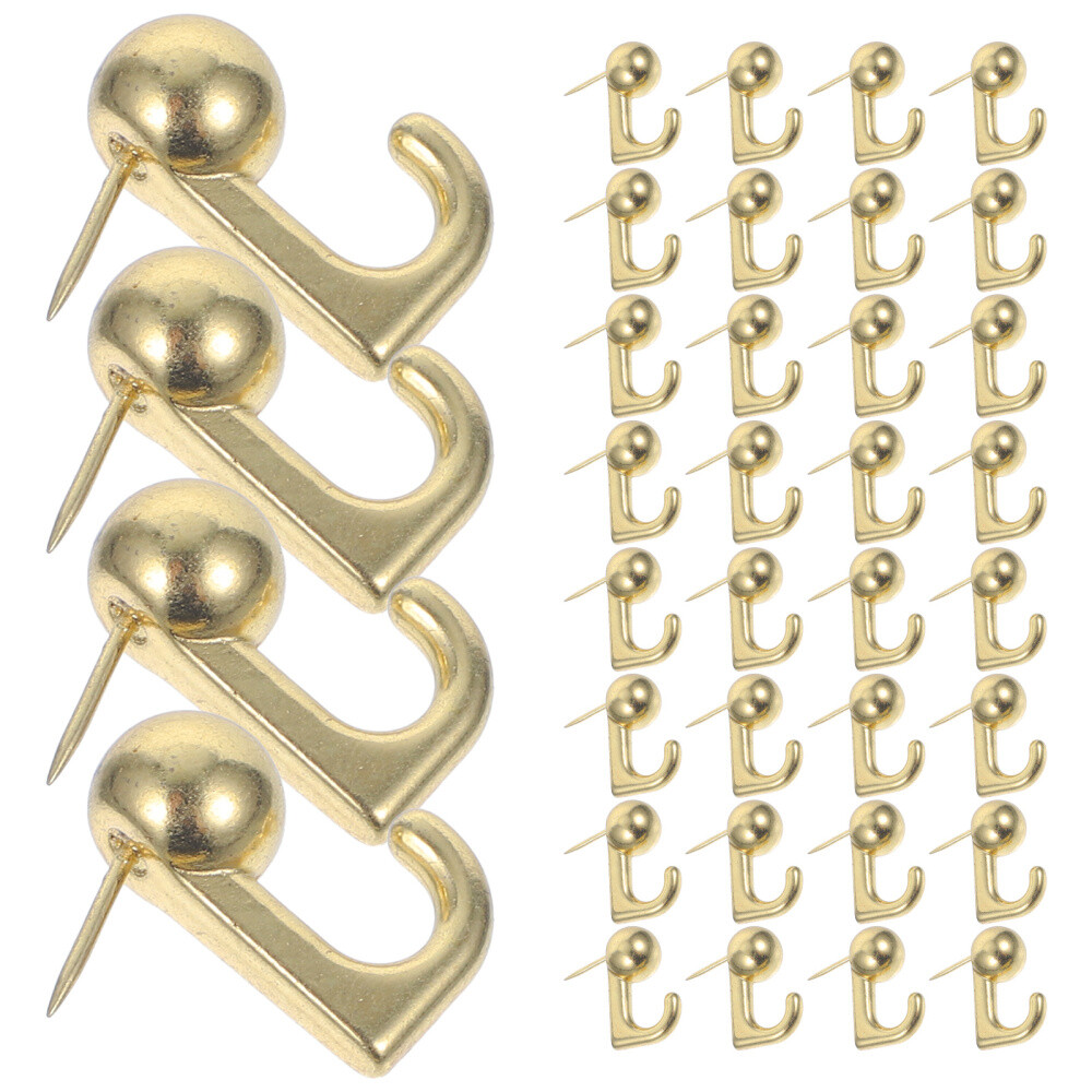 50 Pcs Wall Thumb Tacks Metal Wall Tacks Picture Hanging Hooks eBay