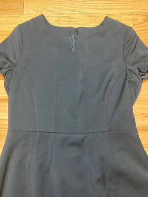 navy blue linen dress with sleeves Long Sleeve Linen Dress for daily effortless style main image 0