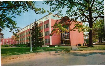 Vintage Postcard- Minges Science Building, Lenoir Rhyne College, Hickory, NC.