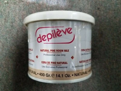 DEPILÈVE Depileve natural pine Rosin Wax 14.1 oz 400 grams Professional Use Only