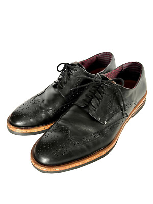 Ben Sherman Men’s Julius Black Wingtip Oxford Size 10.5 Ben Sherman Men main image 4