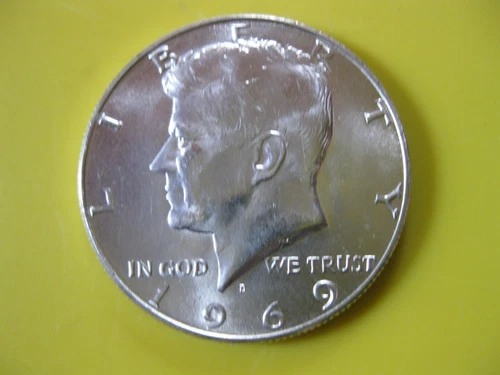 1969 D Kennedy Silver Half Dollar CH/Gem BU!