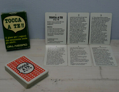 Es liegt an dir Entdecke die Worte beim Spielen Spielkarten Dal Negro 1980