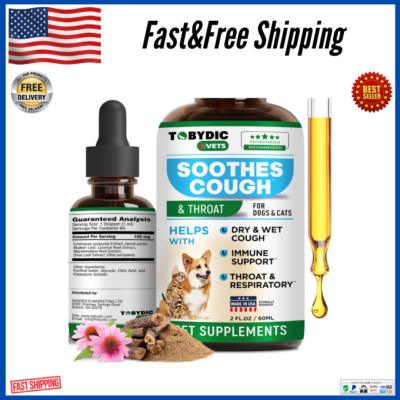 Natural Dog Cough Medicine & Antibiotic for Cats Respiratory Infection - Snee...