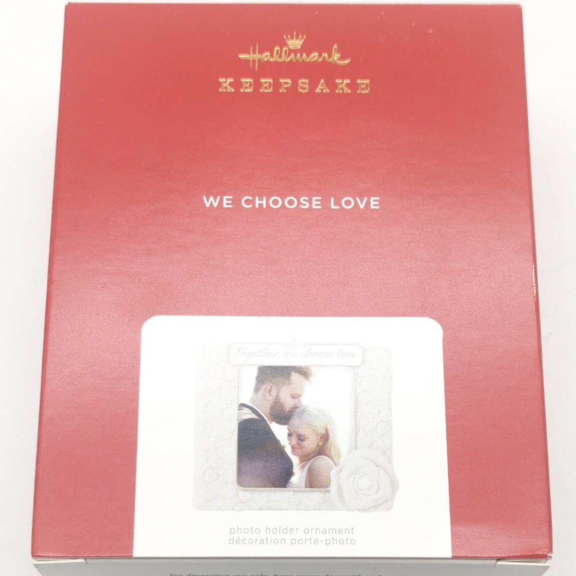 Hallmark Keepsake 2021 We Choose Love Photo Frame Christmas Ornament