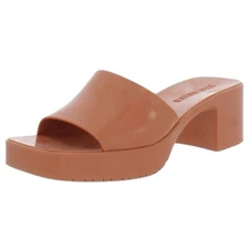 Steve Madden Womens Harlin Orange Heel Sandals  Shoes 10 Medium (B,M) BHFO 8092