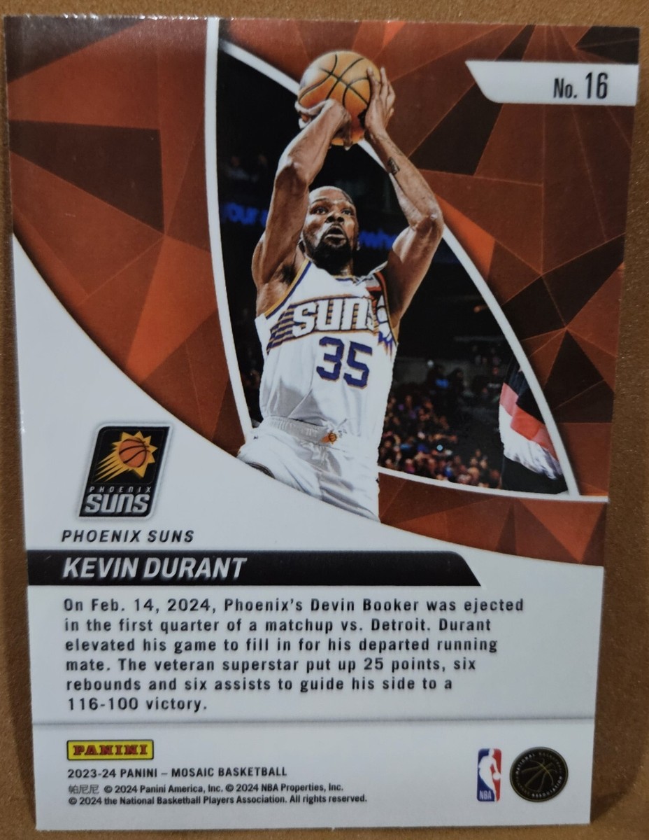 2023-24 Mosaic Elevate #16 Kevin Durant | eBay