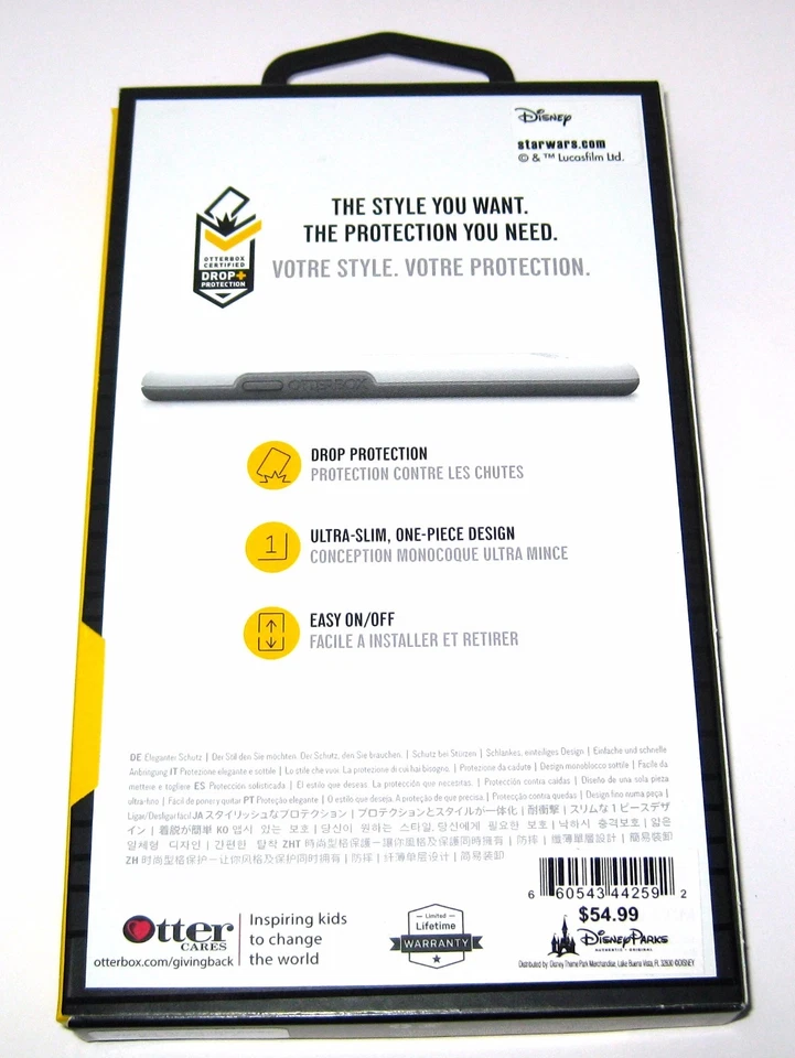 Funda iPhone OTTERBOX 8+ 7+ Disney Auténtica Star Wars✿Rey R2D2 Halcón Milenario Foto 4 de 4