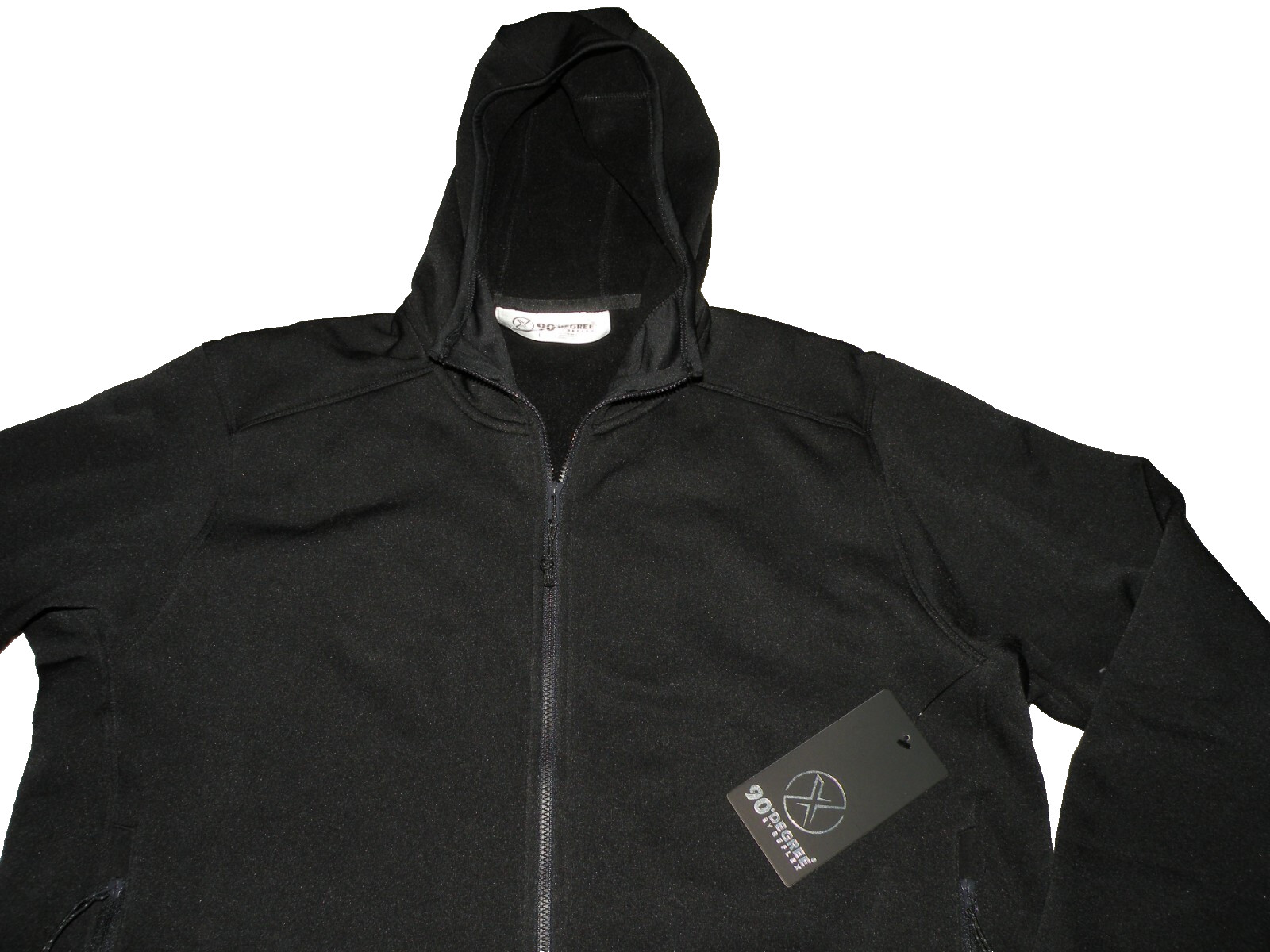 90 Degree By Reflex Men’s Zip Front Fleece Hoodie NWT XL $78.00 Retail