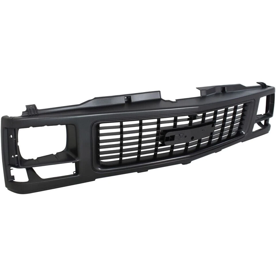New Front Grille Assembly Black For 1994-2002 GMC C1500 K1500 Suburban GM1200356 Foto 3 de 4