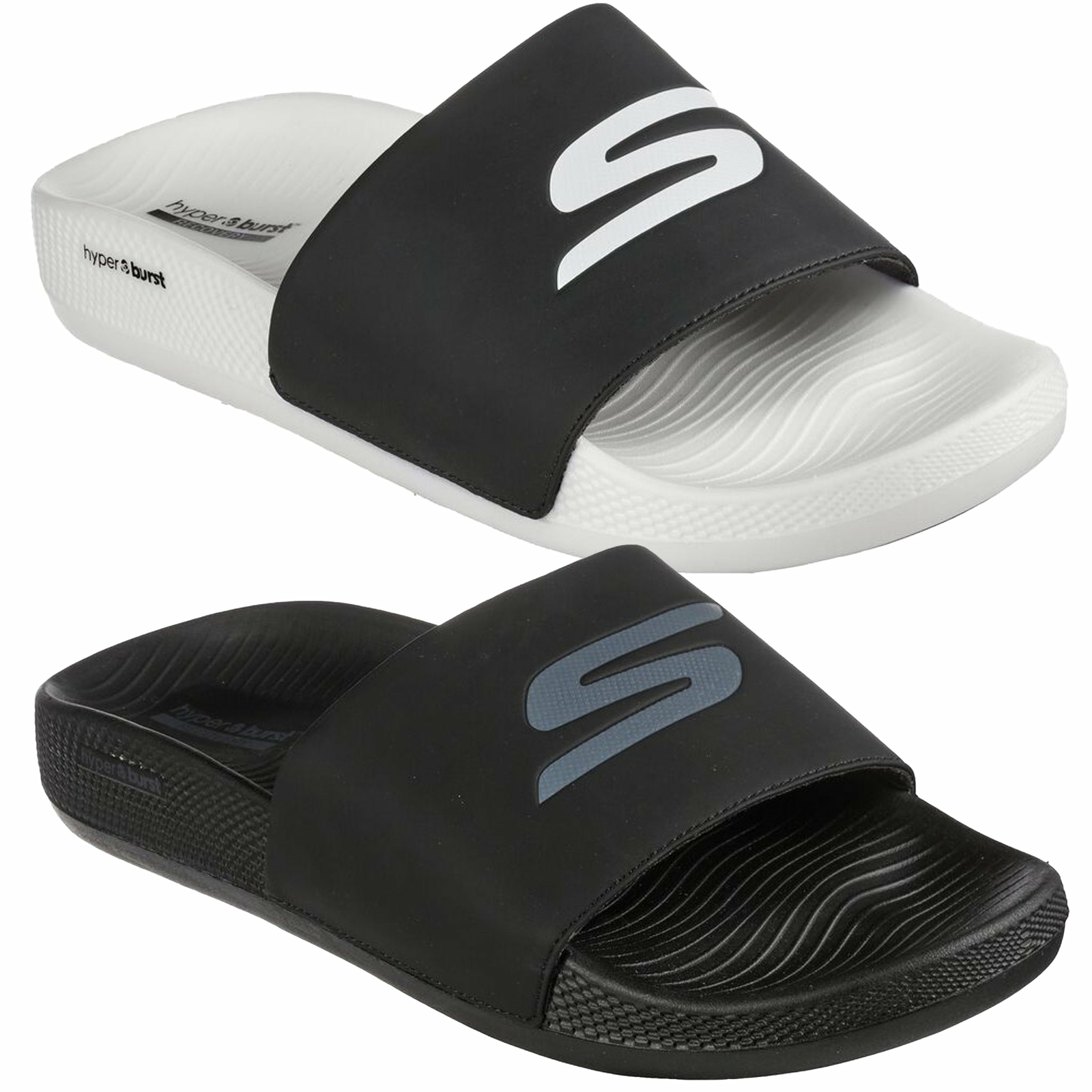 Skechers Menu0026#039;s 246020 Hyper Slide Deriver Slides | eBay