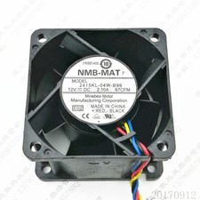 NMB 2415KL-04W-B96 6038 DC12V 2.10A 6CM 4-Wire PWM Server Cooling Fan