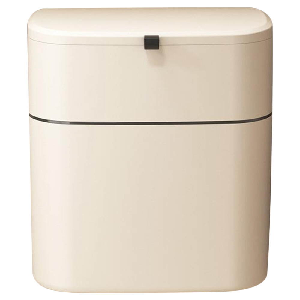 Punch-Free Large-Capacity Lidded Wall-Mounted Hanging Trash Can