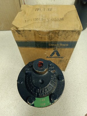 ARMSTRONG BALL FLOAT STEAM TRAP MODEL#: 1AV TOP 3/4'' NPT X 1/4'' NPT PORTS