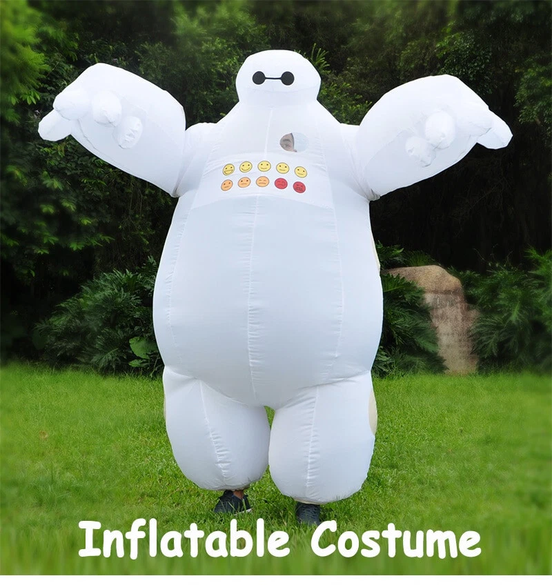 Big Hero 6 BayMax Inflatable Costume Halloween Cosplay Party Outfit for Adult - Image 2 of 4