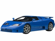 BUGATTI EB110 SS SUPER SPORT FRENCH RACING BLUE 1/18 MODEL CAR BY AUTOART 70917