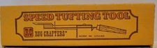 Vintage RC Rug Crafters Speed Tufting Tool Set with Instruction Manual and Gauge