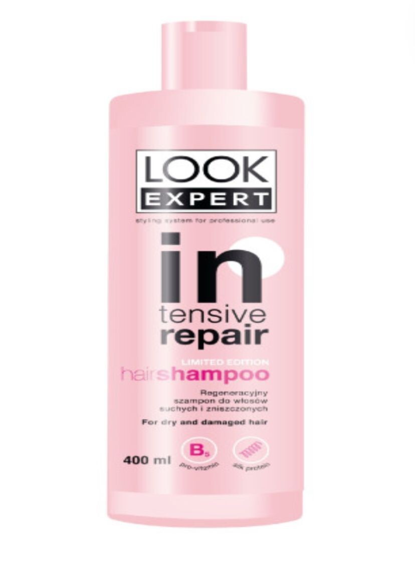 LOOK EXPERT Regenerating Shampoo for Dry and Damaged Hair 400 ml