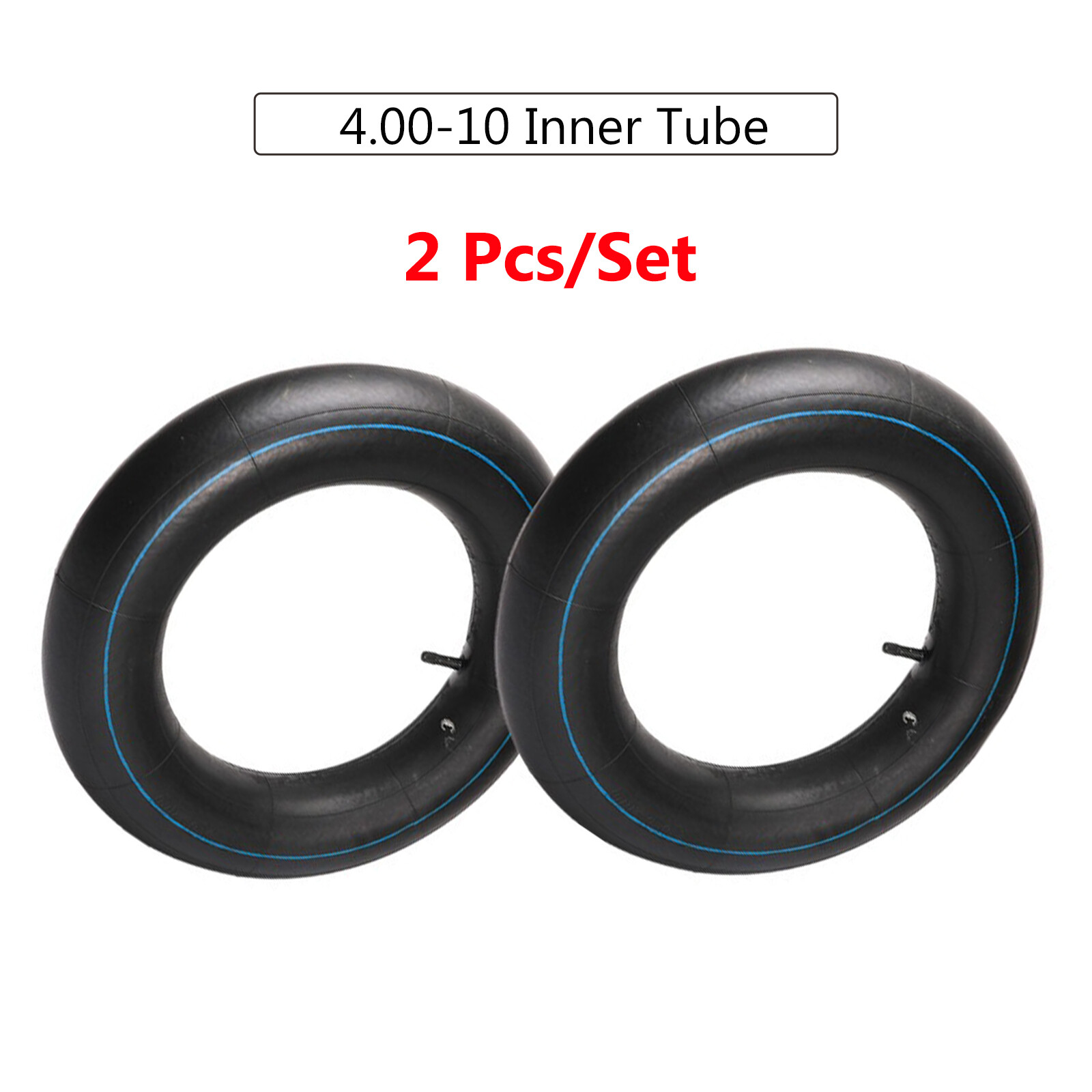2Pcs 4.0010 40010 Tire Inner Tube for Dirt Bike ATV Off Road Straight