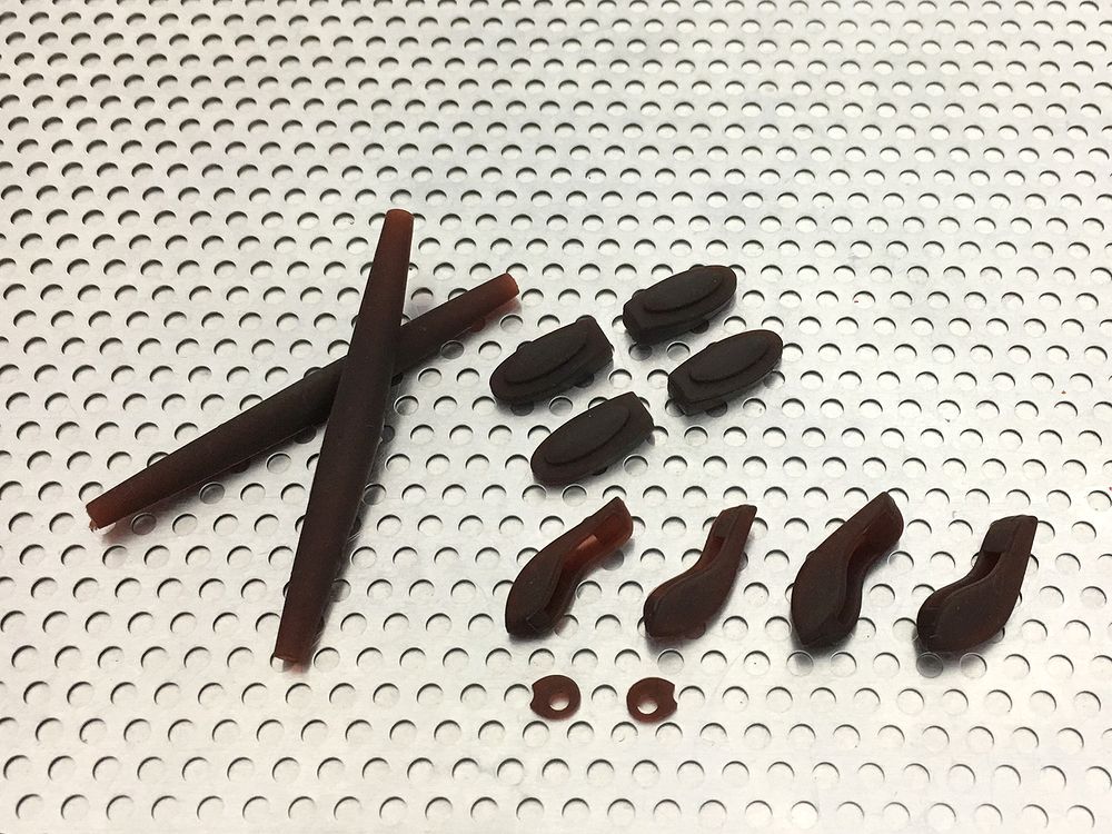 LINEGEAR Rootbeer Rubber Set for Oakley Juliet - Brown [JU-CRS-BR]