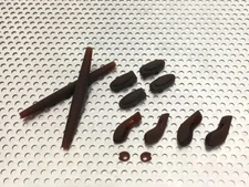 LINEGEAR Rootbeer Rubber Set for Oakley Juliet - Brown [JU-CRS-BR]