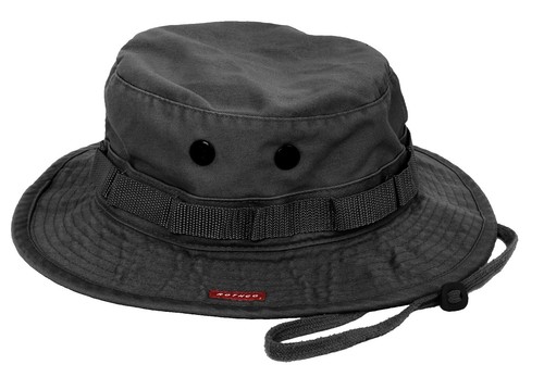 Vtg 90s Streetwear Distressed Tie Back Bucket Boonie Hat Cap  display picture 1