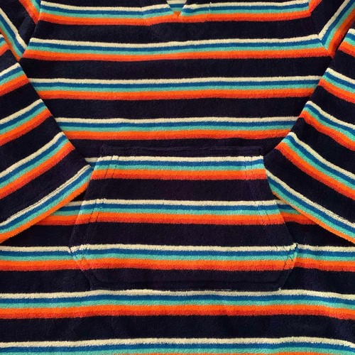 Hanna Andersson Soft Striped "TOWEL HOODIE" Cover Up. XS, 2-3 Years. Great Gift! - Picture 7 of 18