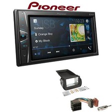 Pioneer Autoradio Bluetooth Touch Screen USB per Fiat Qubo dal 2008 Nero