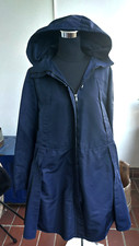 Lands´ End, Damelmantel mit Kapuze, Royalblau, Gr. L-XL, Neu