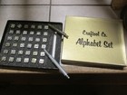 Craftool Co. Alphabet & Numbers Set Vintage Leather Crafting Stamps #8134 1/4"