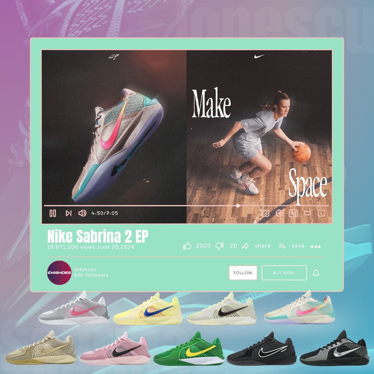 Nike Sabrina 2 EP Ionescu Women Unisex Basketball Hoopers Nike Sabrina 2 EP Ionescu Women Unisex Basketball Hoopers