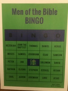 Bible bingo game printable free