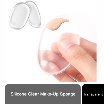 Silikon Klar Make-Up Schwamm